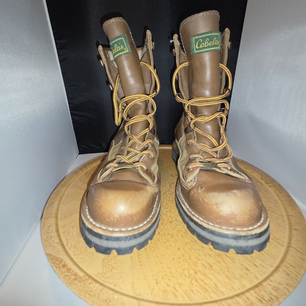 Vintage Danner Cabelas Lassen 50521X Gore-Tex Hunting Boots USA Mens 9.5 D